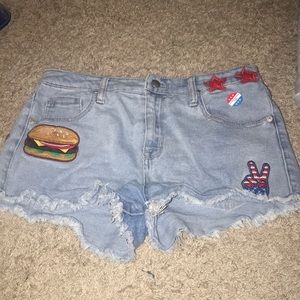 4th of July Jean Shorts